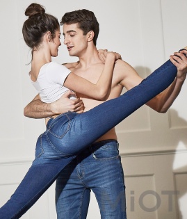 Джинси жіночі Xiaomi Cottonsmith High-Stretch Slim Jeans 28 size 165/71 Dark Blue